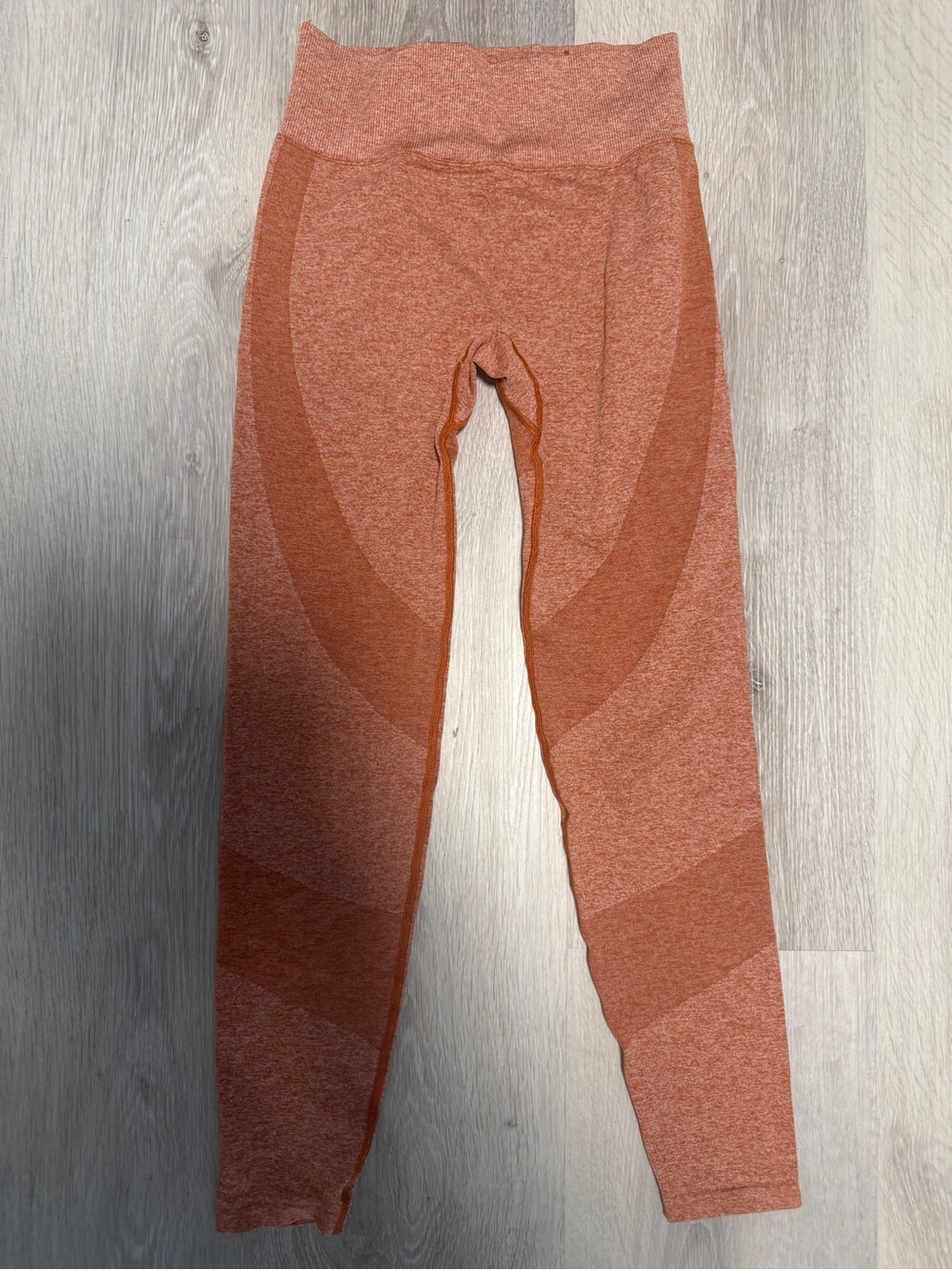 PINK Victoria’s Secret Seamless High-Waist Full Length Leggings Orange Heather S